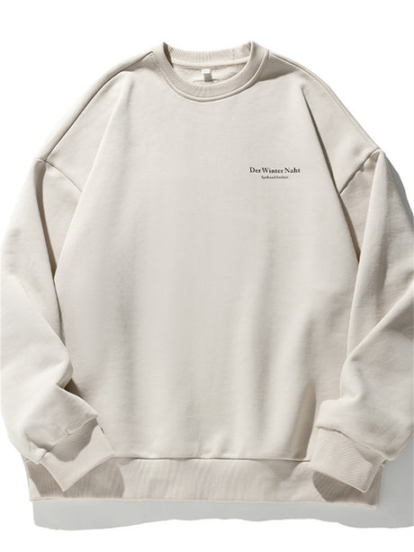 Liber Men's Autumn Round Neck Long Sleeve Sweatshirt