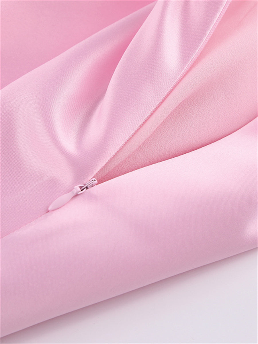 Liber Summer Women's Boudoir Ballet Solid Color Loose Skirt