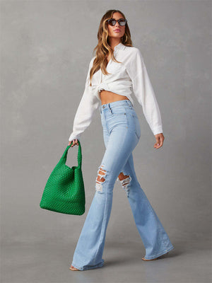 Liber Summer Women's Daily Casual Solid Color Slim Pants