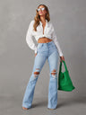 Liber Summer Women's Daily Casual Solid Color Slim Pants