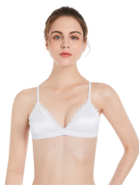 Liber Women's Solid Color 1/2 Cup Wire-Free Smooth Bra