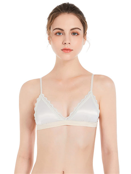 Liber Women's Solid Color 1/2 Cup Wire-Free Smooth Bra