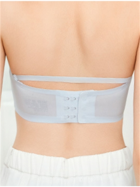 LiberSS Women's Solid Color 1/2 Cup Wire-Free Push-Up Bra