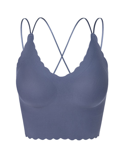 LiberSS Women's Solid Full Cup No Wire Support Push-up Bra