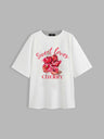 Liber Summer Women's Daily Casual Printed Round Neck Short Sleeve T-Shirt