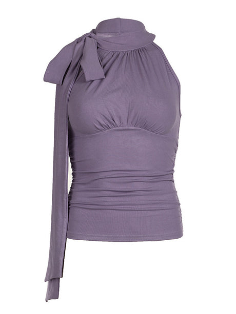 Liber Summer Women's Y2K Hot Girl Butterfly Stand Collar Camisole