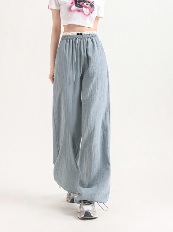 Liber Summer Women's Y2K Hot Girl Denim Mid-Rise Slim Casual Pants