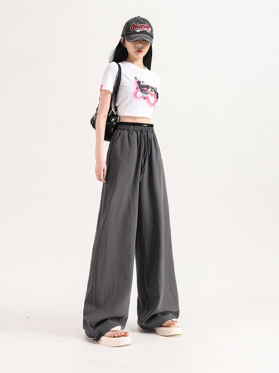 Liber Summer Women's Y2K Hot Girl Denim Mid-Rise Slim Casual Pants