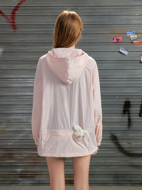 Liber Summer Women's Y2K Hot Girl Solid Color Turned-Hem Collar Long-Sleeved Sun Protection Clothes
