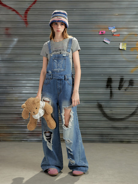 Liber Summer Women's Y2K Hot Girl Denim Suspender