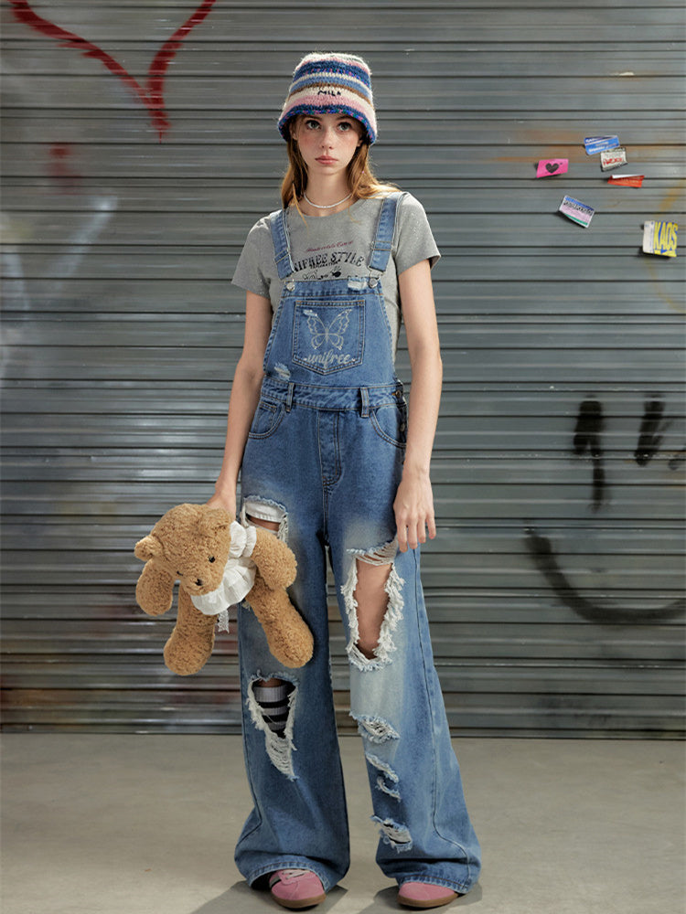 Liber Summer Women's Y2K Hot Girl Denim Suspender