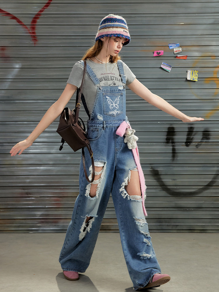 Liber Summer Women's Y2K Hot Girl Denim Suspender