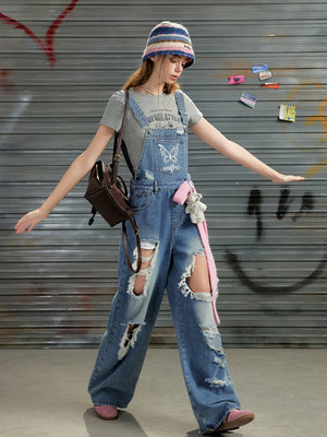 Liber Summer Women's Y2K Hot Girl Denim Suspender