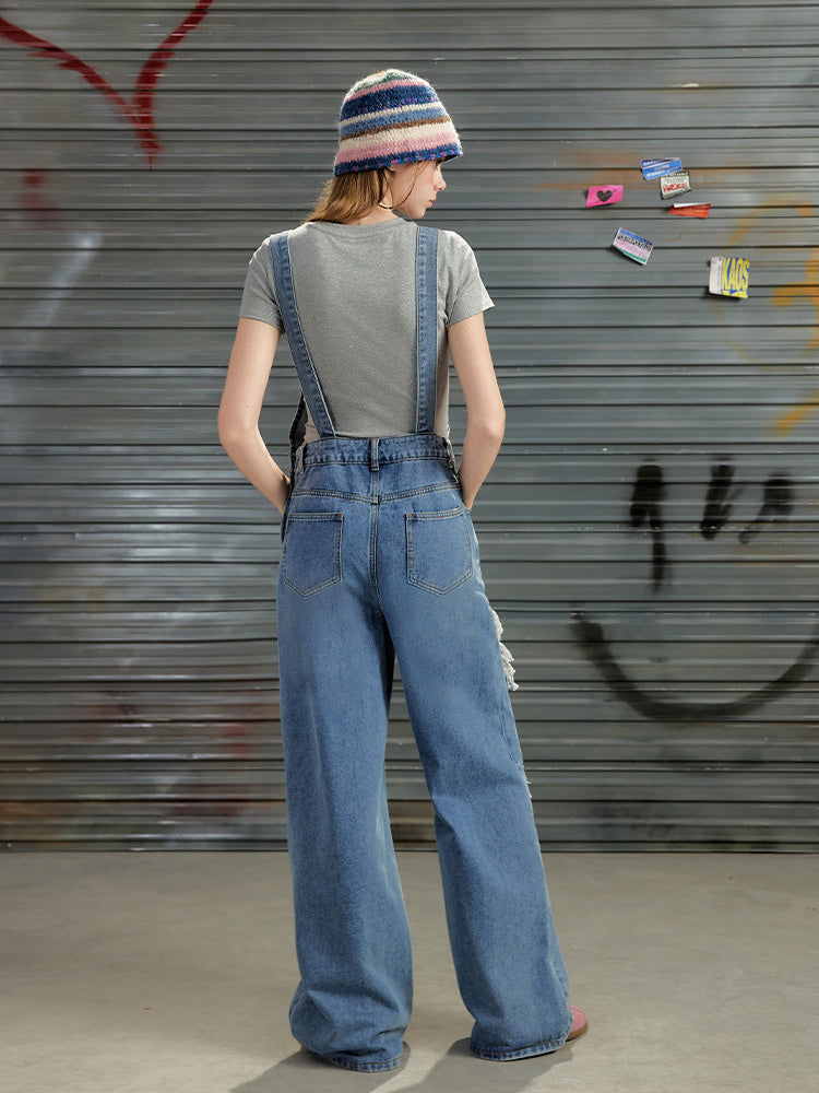 Liber Summer Women's Y2K Hot Girl Denim Suspender
