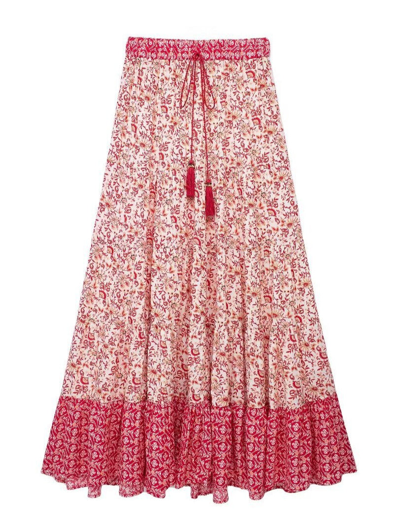 Liber Summer Women's Urban Outdoor Fringed Square Neck Long Sleeve Two-Piece Suit