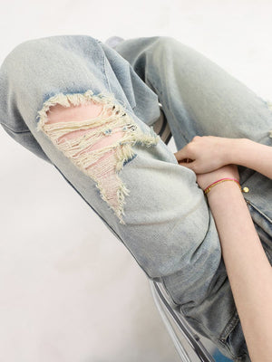 Liber Summer Women's Y2K Hot Girl Denim Wide Leg Jeans