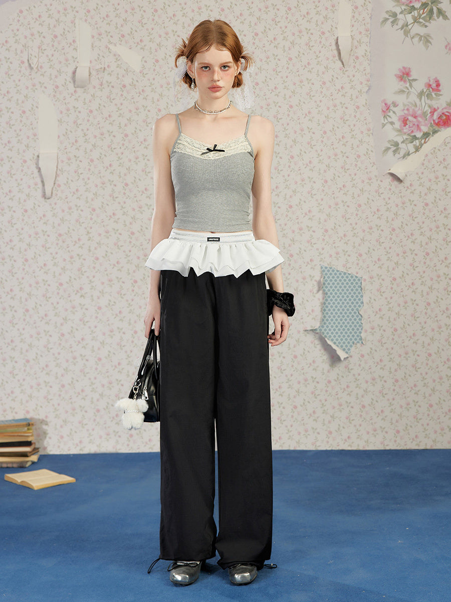 Liber Fall Women's Ruffles Pants