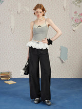 Liber Fall Women's Ruffles Pants