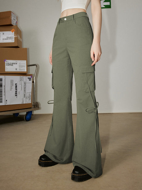 Liber Fall Women's Flared Cargo Trouser