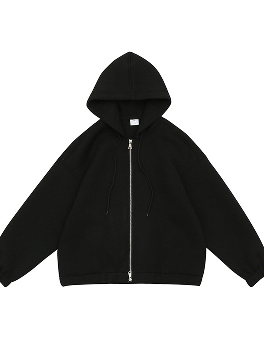 Liber Fall Men's Solid Zip-Up Jacket