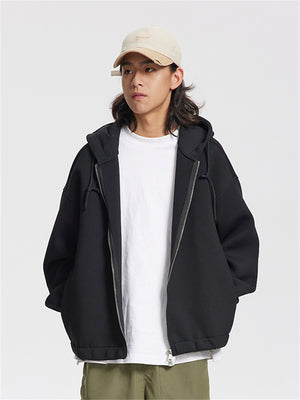 Liber Fall Men's Solid Zip-Up Jacket
