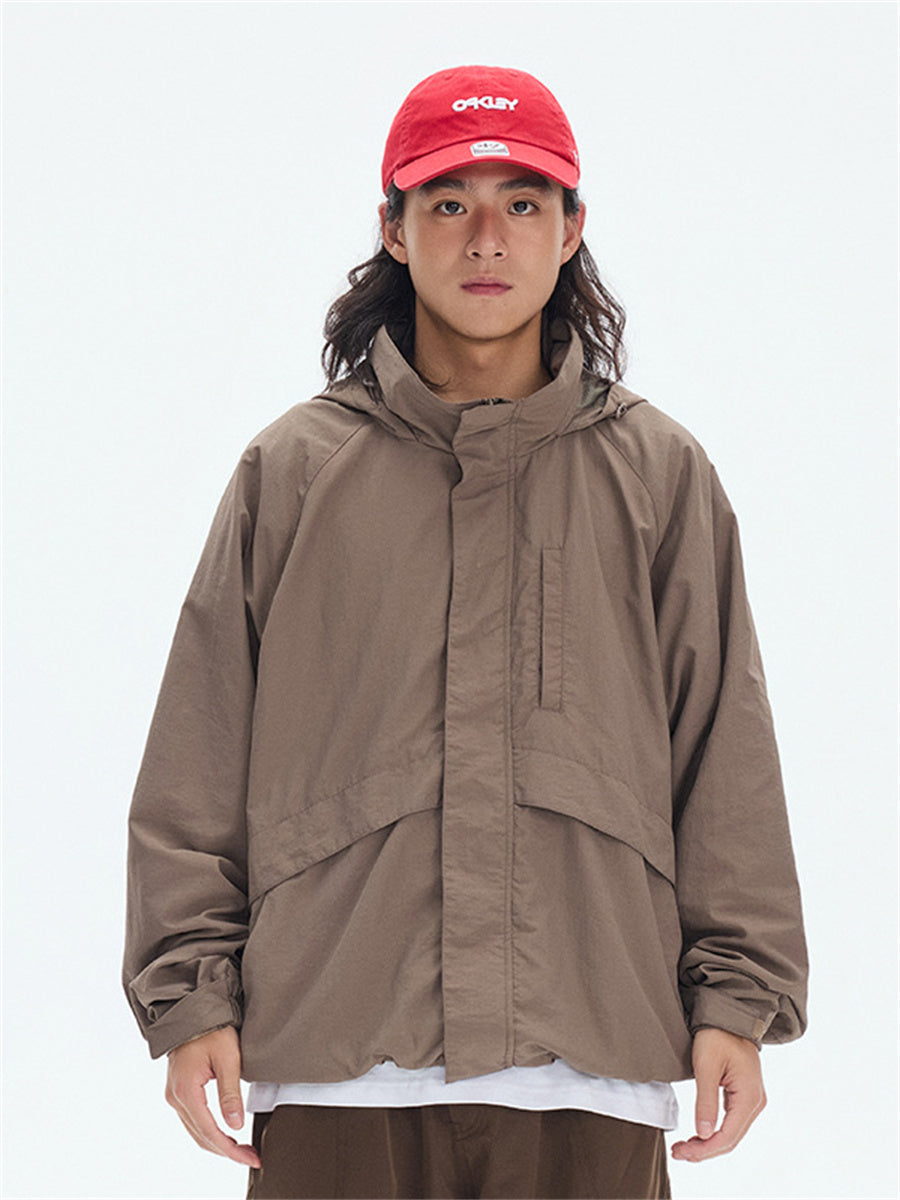 Liber Fall Men's Hooded Sun-protection Hiking Jacket