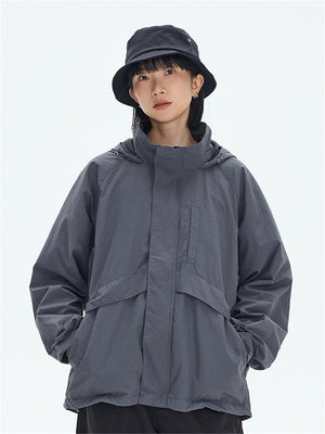 Liber Fall Men's Hooded Sun-protection Hiking Jacket