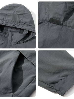 Liber Fall Men's Hooded Sun-protection Hiking Jacket