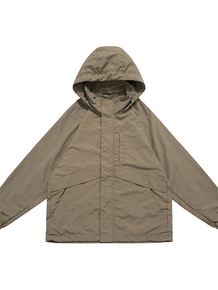 Liber Fall Men's Hooded Sun-protection Hiking Jacket
