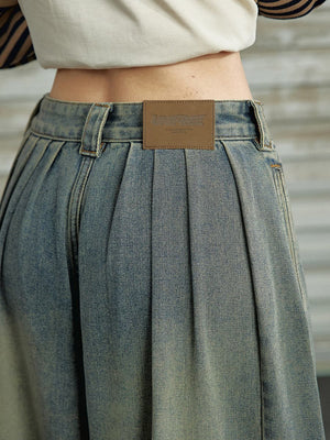 Liber Fall Women's Distressed Washed Jeans