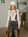 Liber Fall Women's Color Stitching T-Shirt