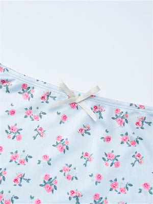 Liber Summer Women's Print Slim Fit Two-Piece Set