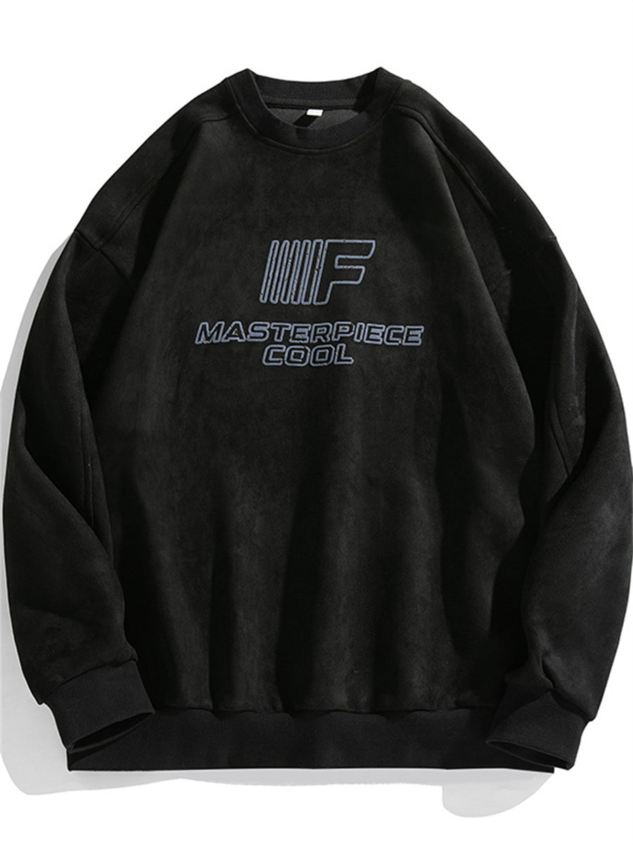 Liber AW men's topstitched sweatshirt