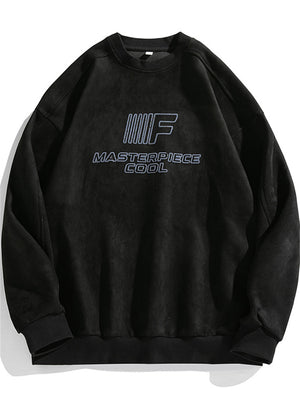 Liber AW men's topstitched sweatshirt