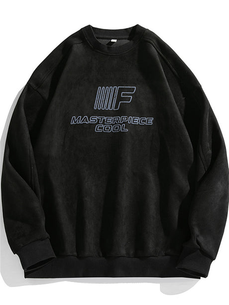 Liber AW men's topstitched sweatshirt