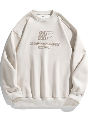 Liber AW men's topstitched sweatshirt