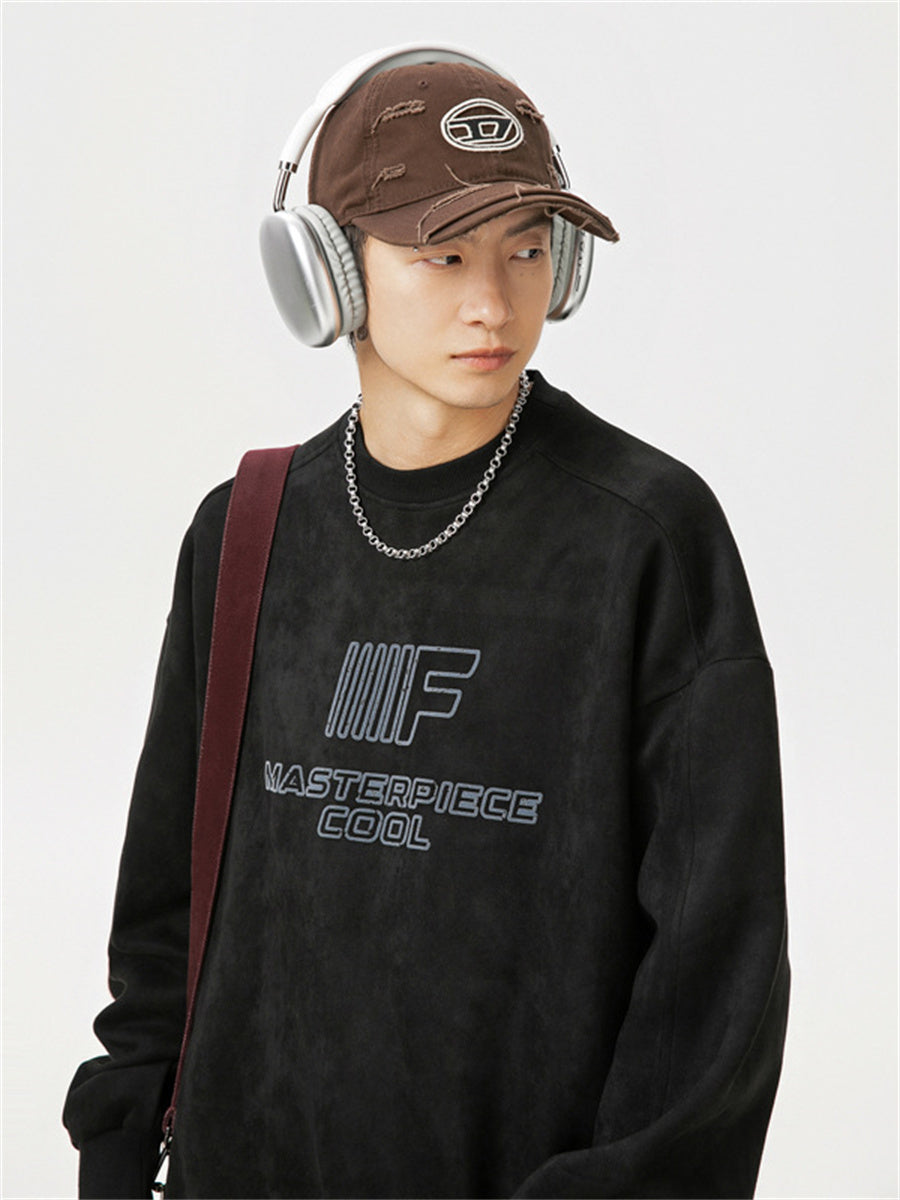 Liber AW men's topstitched sweatshirt