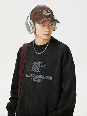 Liber AW men's topstitched sweatshirt