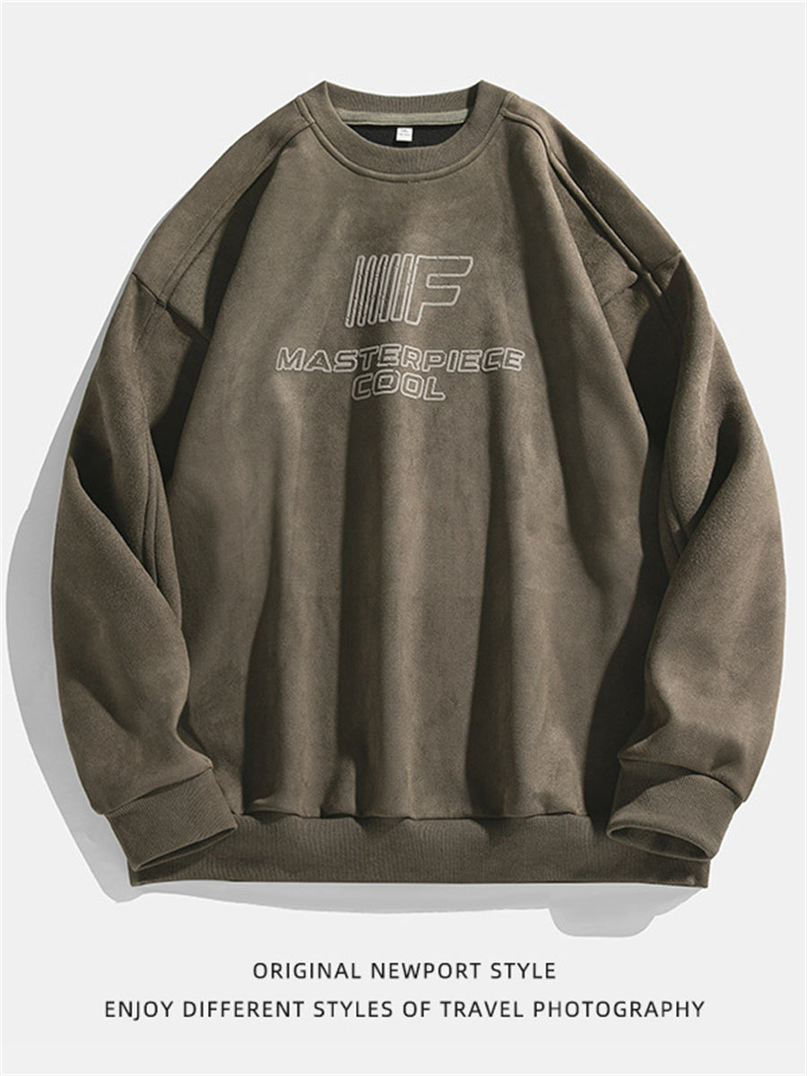 Liber AW men's topstitched sweatshirt