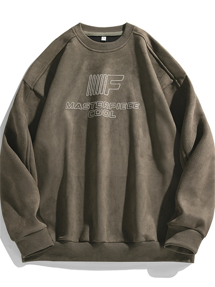 Liber AW men's topstitched sweatshirt