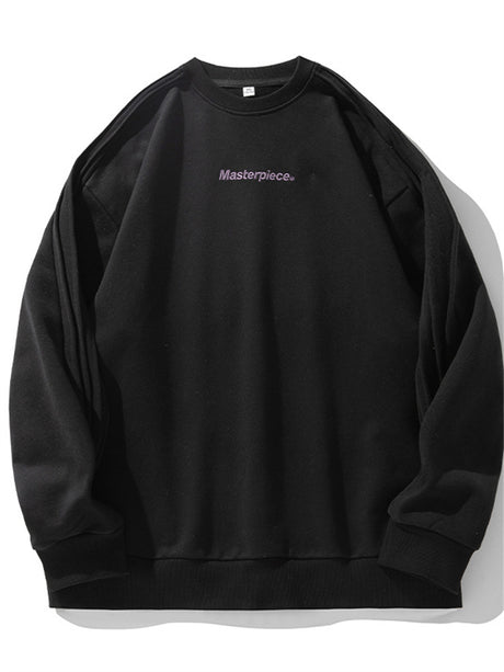 Liber AW Men's Pleated Printed Sweatshirt
