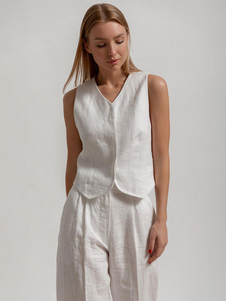 Liber Summer Women's Solid Color Two-Piece Set