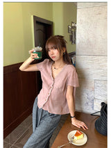 Liber Summer Women's Ruffled Shirt
