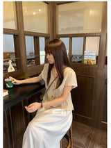 Liber Summer Women's Ruffled Shirt