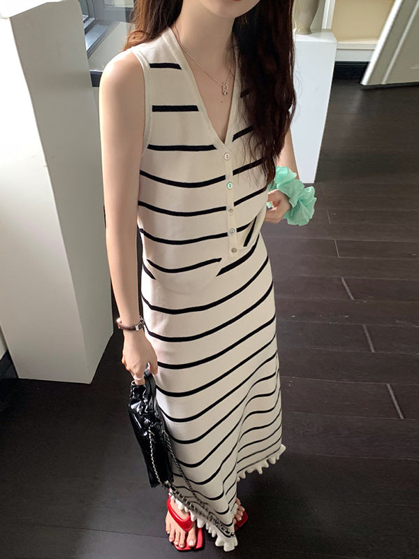 Liber Fall Women's Striped 2-piece Set