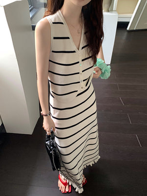 Liber Fall Women's Striped 2-piece Set