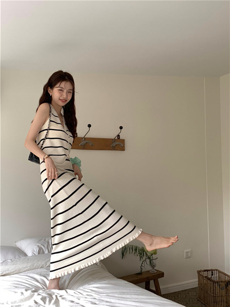 Liber Fall Women's Striped 2-piece Set