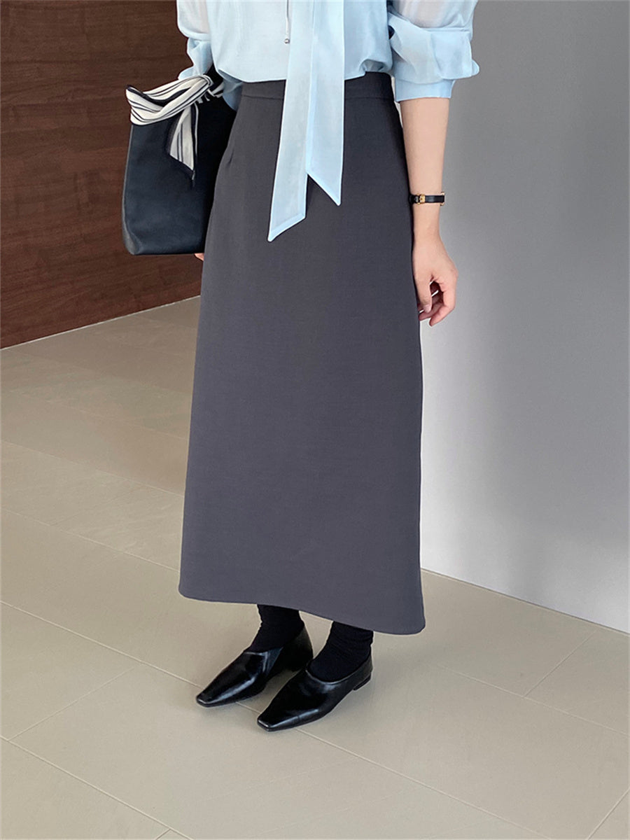 Liber Autumn Women's Solid Color Suit Two-Piece Set