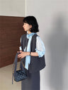 Liber Autumn Women's Solid Color Suit Two-Piece Set