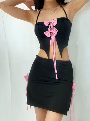 Liber Fall Women's Tie-Strap Two-Piece Set